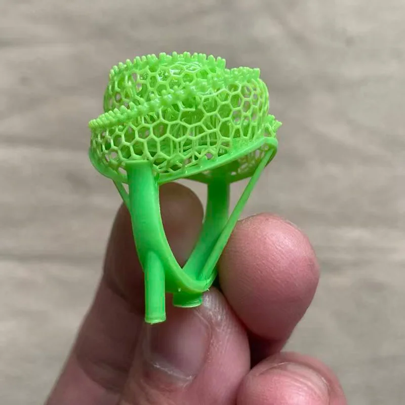 High wax can directly cast UV resin 3D printing material, sharp and easy to remove support, fragile, suitable for filigree jewel