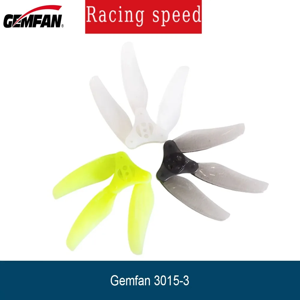 

2pairs Gemfan Folding Propeller 3015 3 Blade 3inch Floppy Proppy for Multirotor FPV RC Racing Cinewhoop Ducted Drone