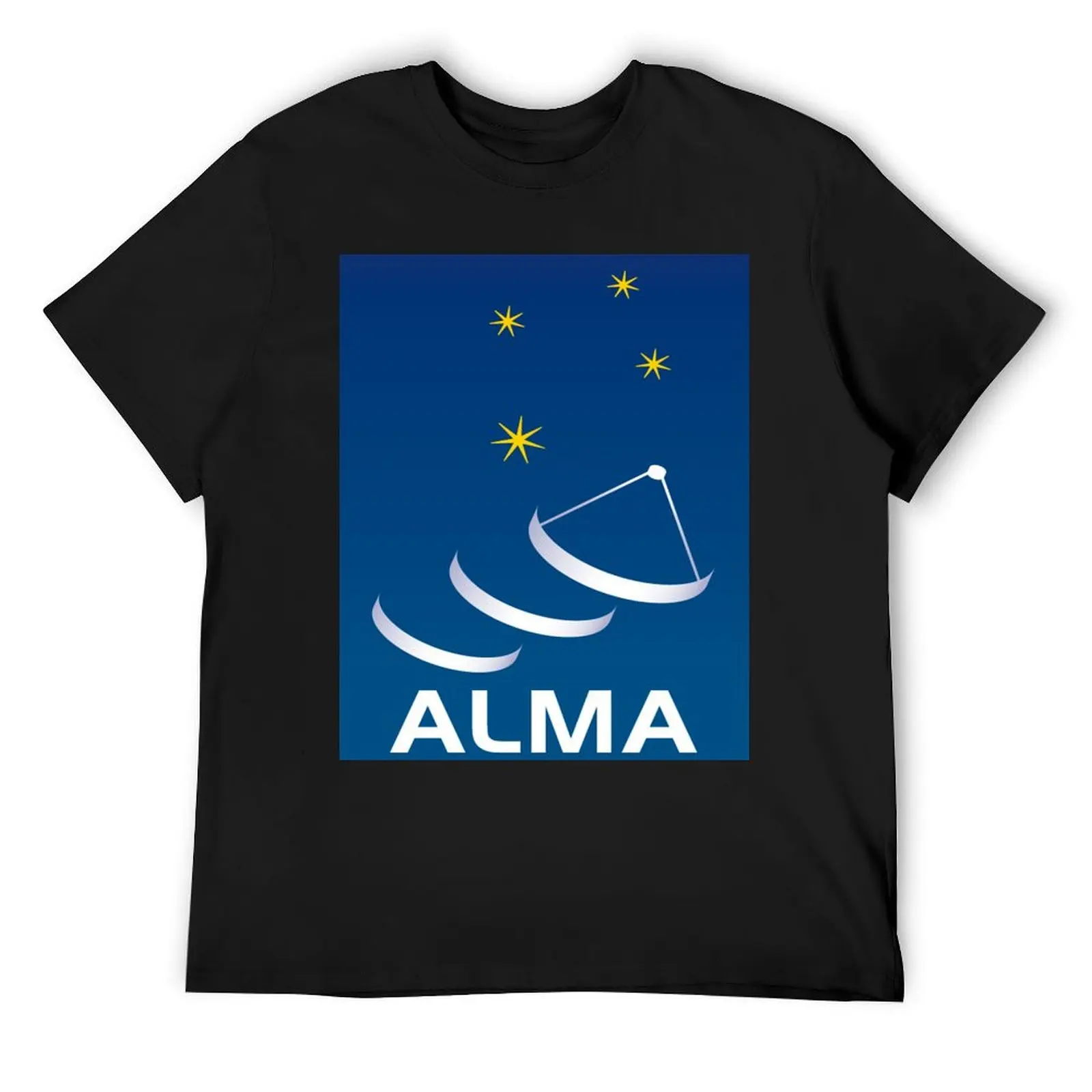 

Atacama Large Millimeter Array (ALMA) Logo T-Shirt graphic t shirts vintage clothes Men's t-shirt