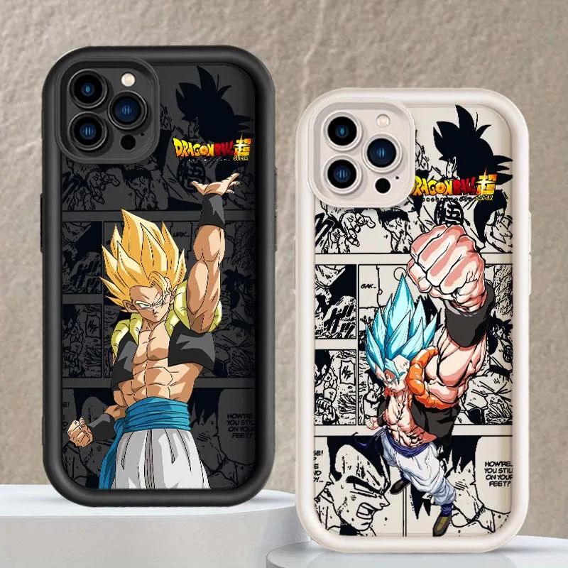 

D-Dragon Ball Son Goku Saiyan For Apple iPhone 17 16 15 14 13 12 11 Plus Pro Max Eye Ladder Phone Case Cover
