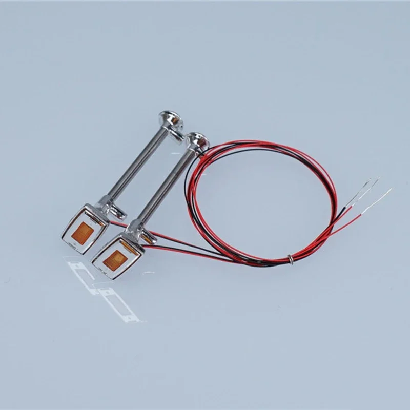 RCトラック用グロー・トランペット・ホイッスル2個セット、1/14タミヤ・スカニア770S、R620、ボルボ、ベンツ・アロクス、マンTGX、LESUカーアクセサリー用装飾