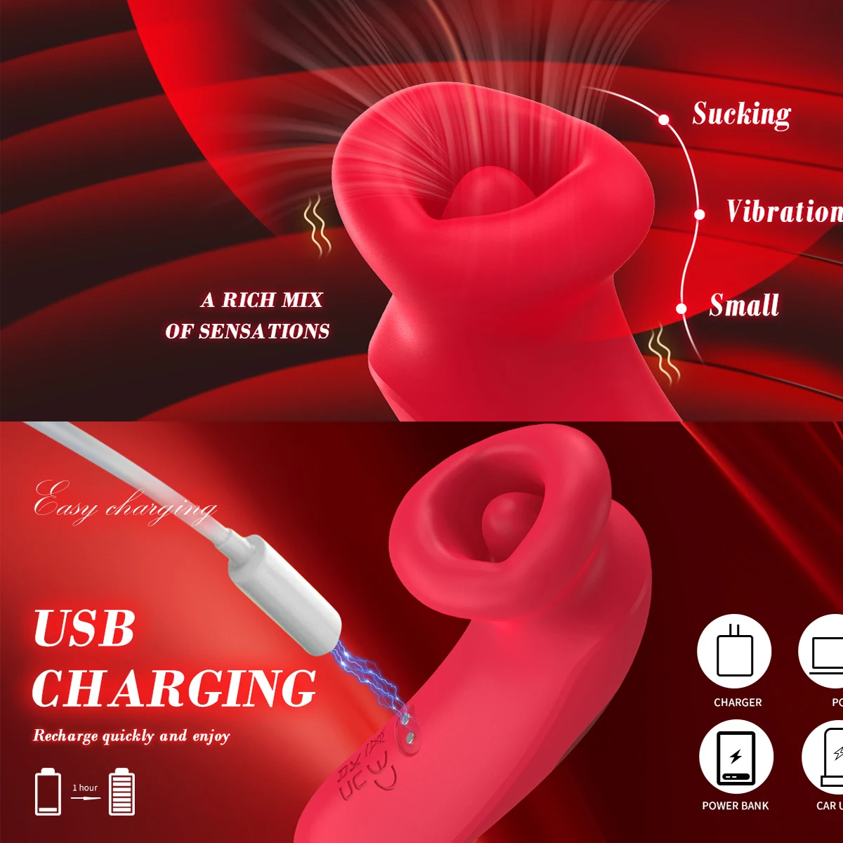 شكل الفم قوي شفط الاهتزاز 10 سرعات المهبل مص مدلك عن طريق الفم لعق البظر محفز لعبة الجنس المثيرة للنساء #4
