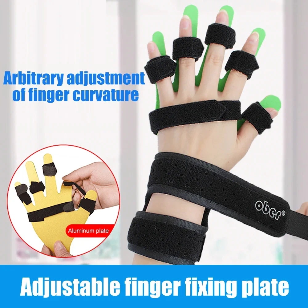 Child Finger Splint Fingerboard Finger Separator Orthotics Points Hand Wrist Training Device Brace Support Flex Spasm Extension