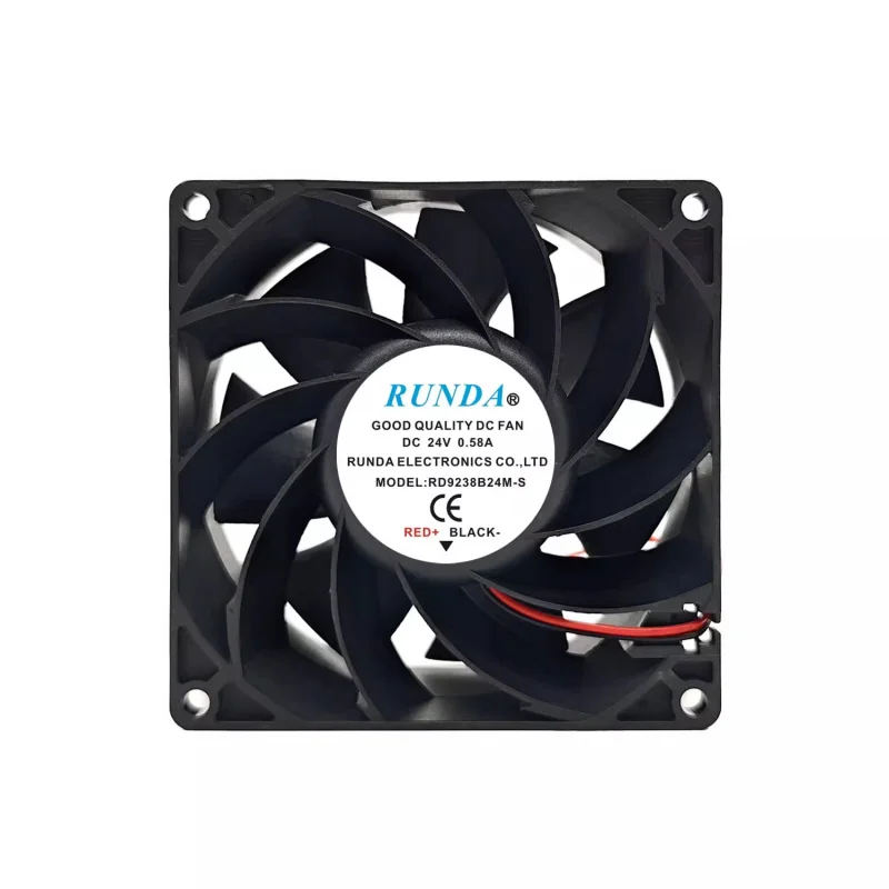 

Вентилятор охлаждения S+ RUNDA RD9238B24M-S DC24V 0.58A 9см, 2-проводной