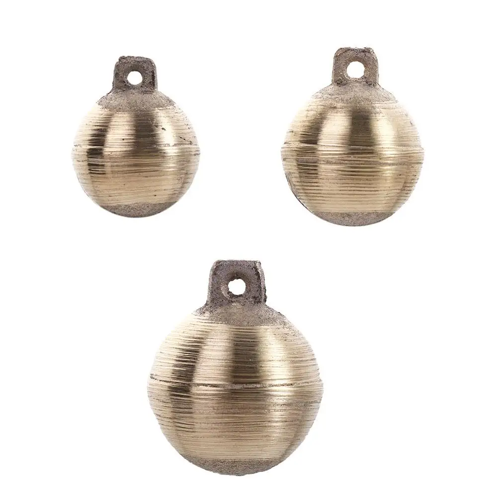 Ancient Method Pendant Making Wind Chimes DIY Pure Copper For Pet Animal Horse Bell Dog Bell Bronze Bell Copper Bell Round Bell