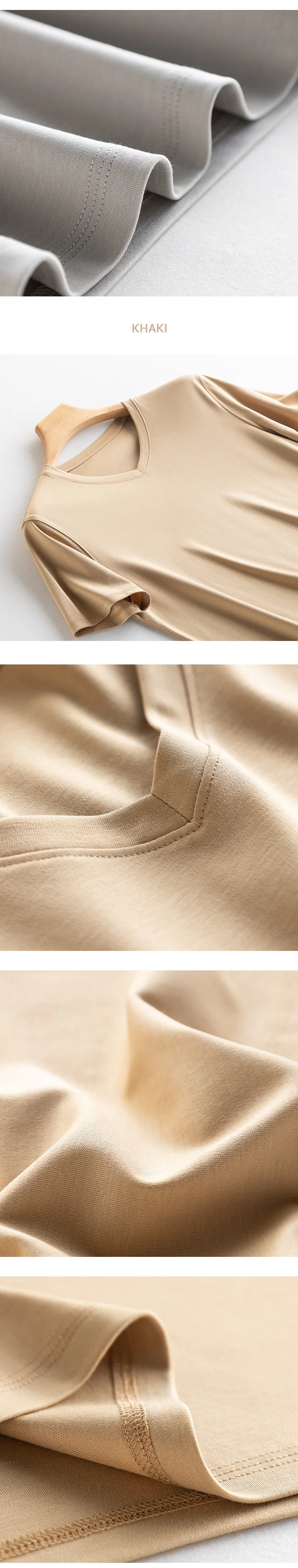 SuyaDream Mens Solid Tee Cotton Silk Blend Plain O Neck Short Sleeved Cozy T Shirts 2026 Summer Simple Chic Top White Black
