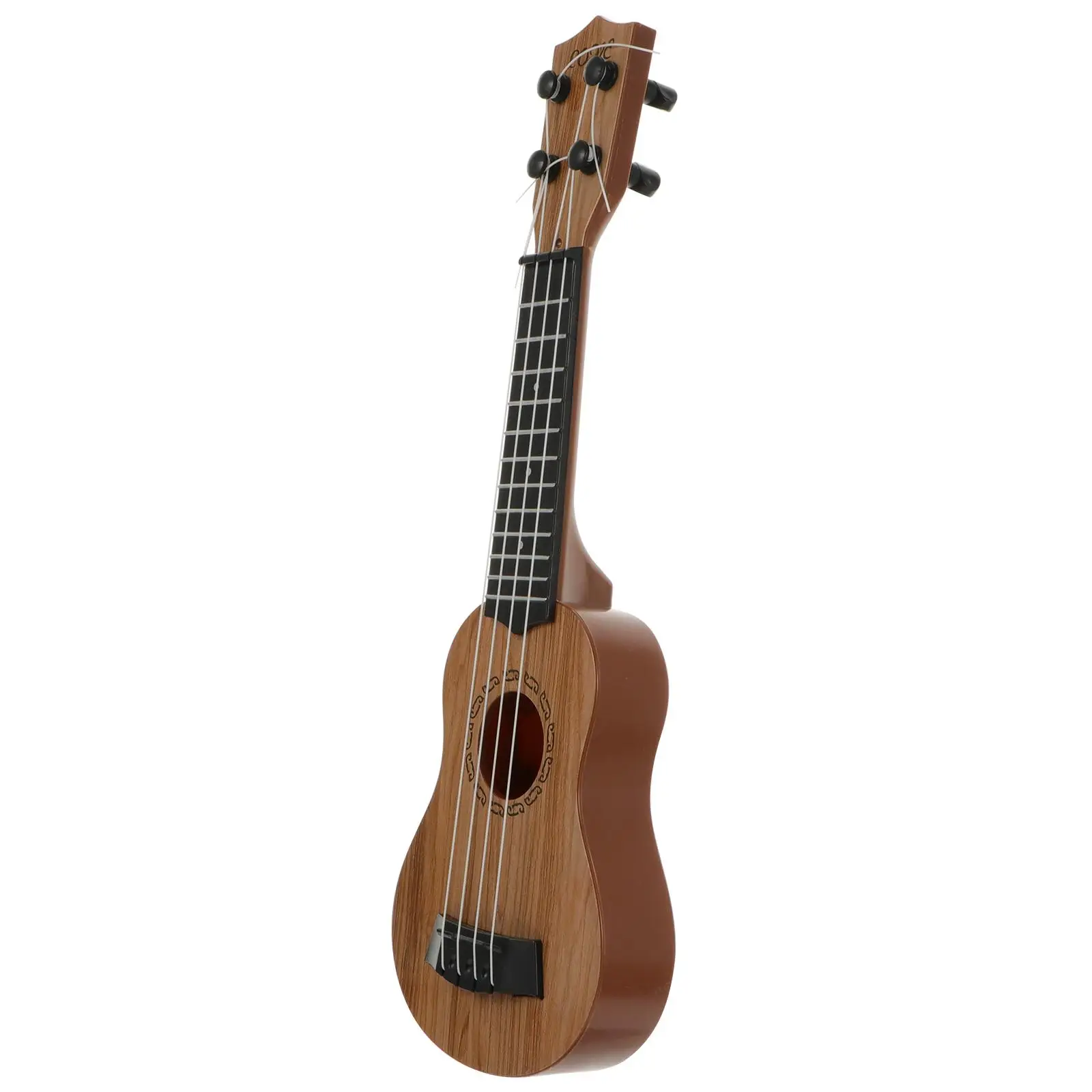 

Ukulele Toy Kids Musical Instrument Plastic Guitar Excellent Tone Smooth Craftsmanship Safe Material Structural Design Practical