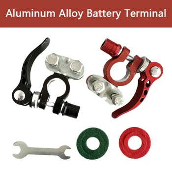 2 個アルミ合金 2 個バッテリー端子高品質自動車部品バッテリートップジョイントスポットツールバッテリークリップバッテリークリップペンチ
