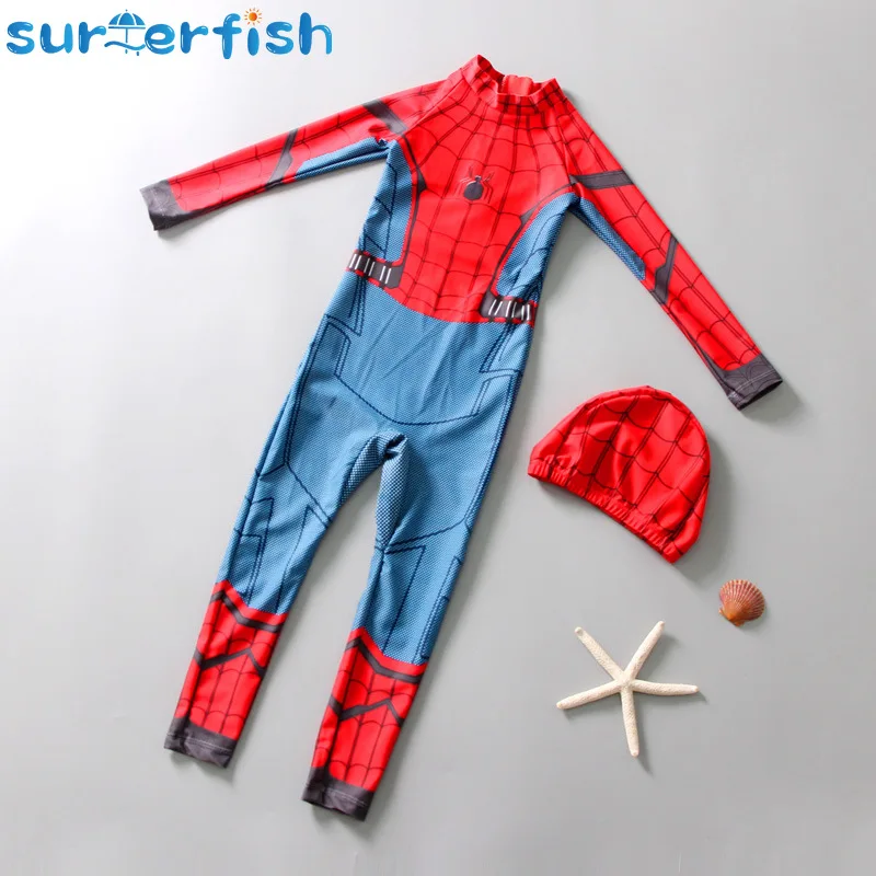 3-12Y Kid Jongen Cartoon Grote Jongen Badpak Badmode Uv Zon Bescherming Zwemmen Kostuum Badpak Outfit Koreaanse Zonnebrandcrème