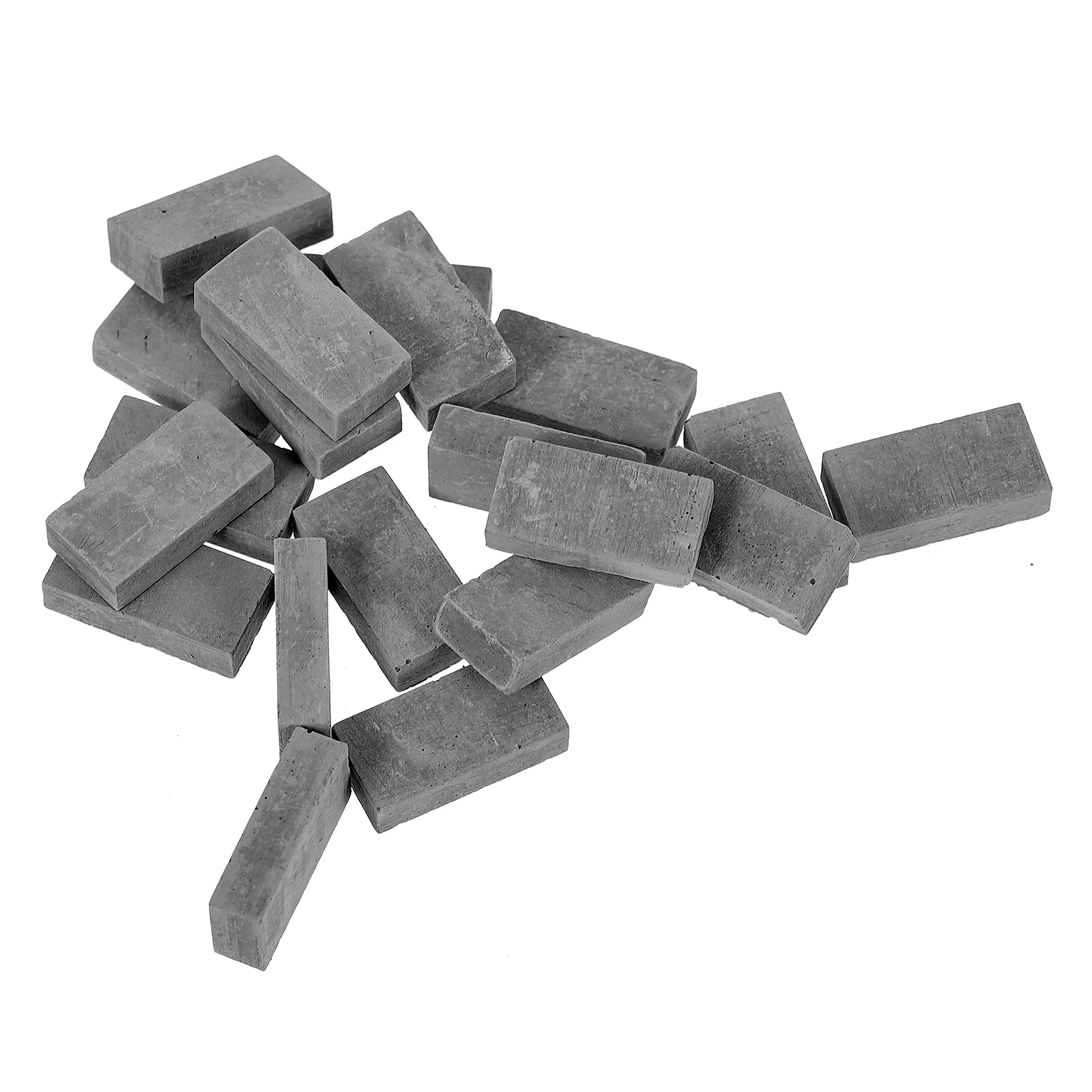 

20 Pcs Bricks for Garden Simulated Building Blocks Wall Tiles DIY Miniature Tiny