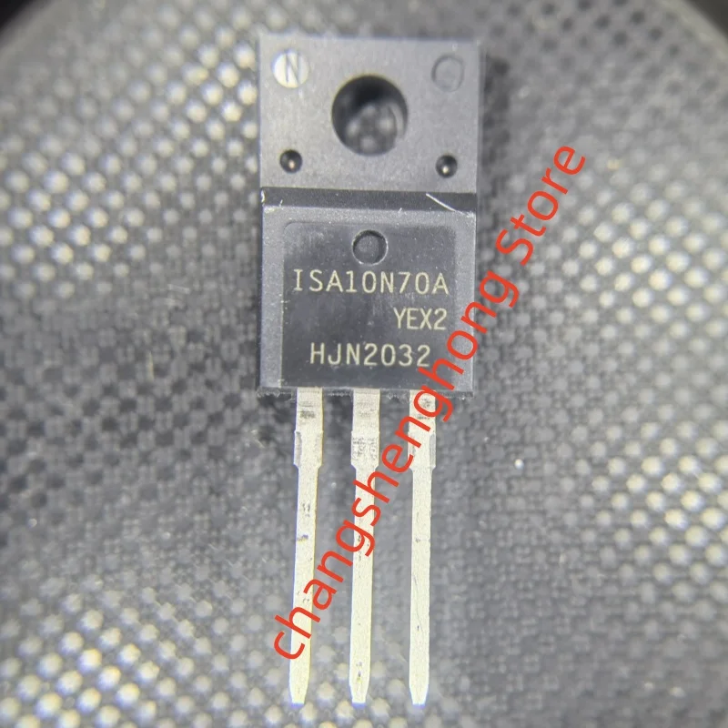 2pcs  New original   ISA10N70A  TO220F