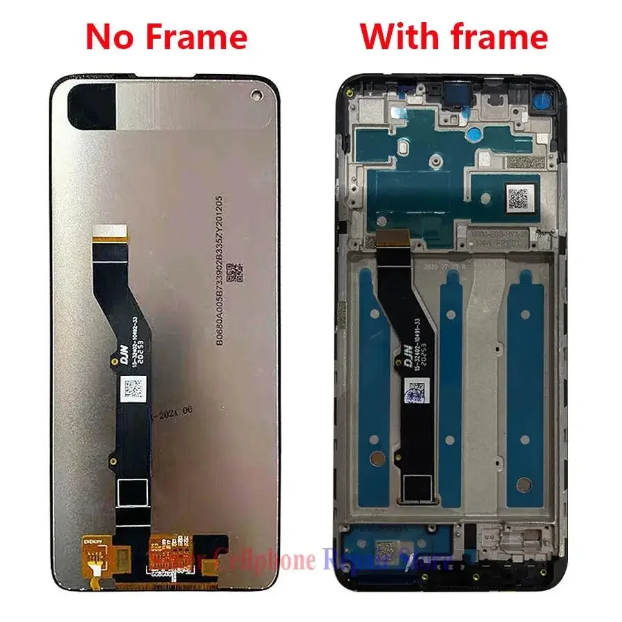 With Frame For Motorola Moto G9 Plus XT2087-1 LCD Display Touch Pantalla Digiziter Assembly For Moto G9 Plus Screen Replacement