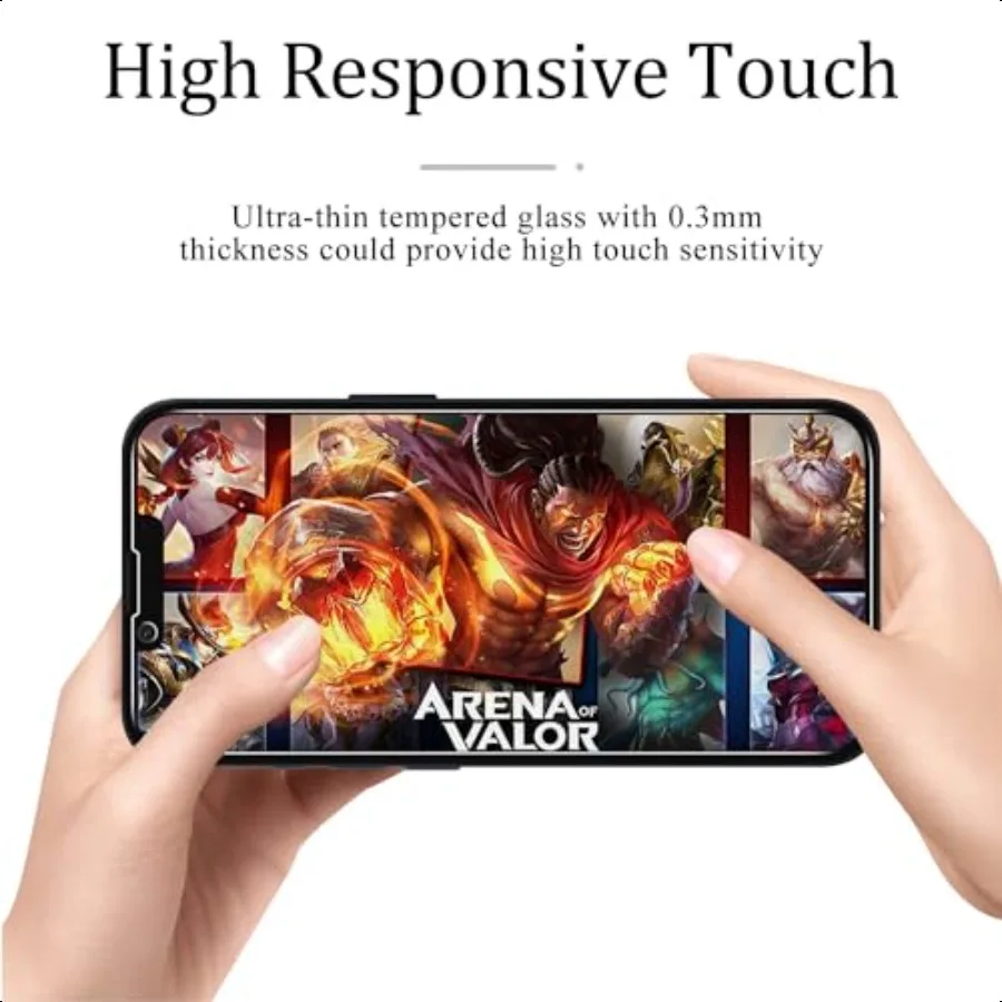 KAREEN 2 Pack Privacy Screen Protector For iPhone 14 Pro 6.1Inch Anti Spy Private Tempered Glass Film Bubble Free 9H Hardn Easy