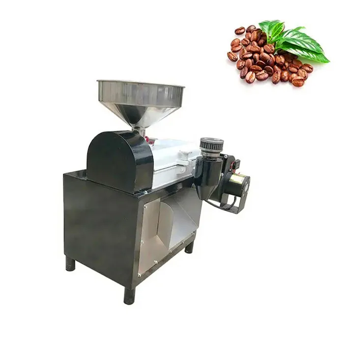 hot sale seren 50kg/h home use automatic dehuller peeling coffee bean huller