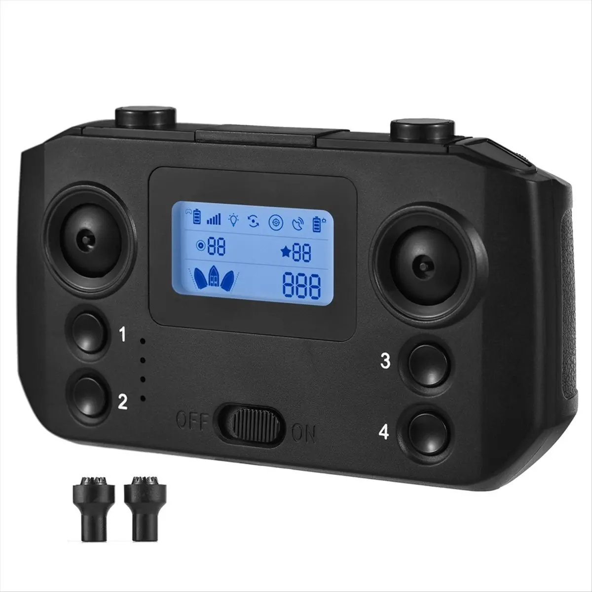~Upgraded 2026-Fishing Bait Boat Remote Control with LCD Screen Displays for D19 D20 GPS Fishing Bait Boat Fishing Accessories