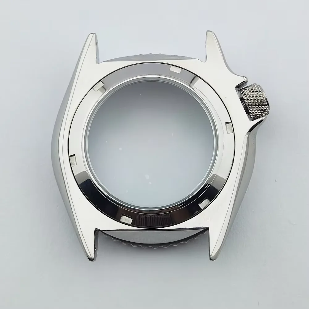 Watch Case 40mm NH35 Case Stainless Steel SKX007 Case Screw In Crown Watch Parts Sapphire Glass Case Fit NH35/NH36 Movement