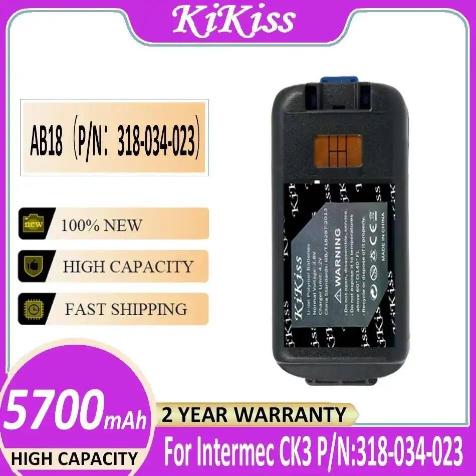 

Mobile Data Terminal Battery 5700Mah Lightweight For Intermec CK3 CK3X CK3A1 CK3C1 CK3R P N 318-034-023 AB18 N:318-034-023