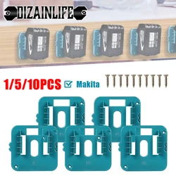 Battery Holder for Makita 18V Li-ion Battery Tools Machine Holder Storage Rack Wall Mount for Makita BL1860 BL1850 BL1840 BL1830