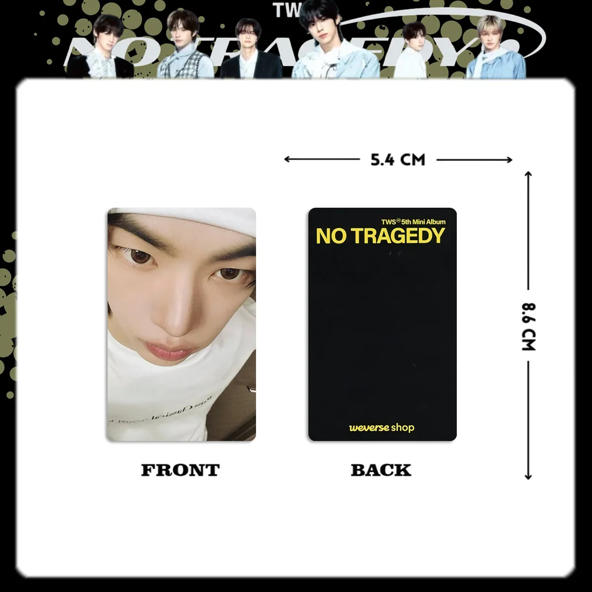 New Kpop mini 5th album EP NO TRAGEDY,Shinyu Dohoon Hanjin TWS