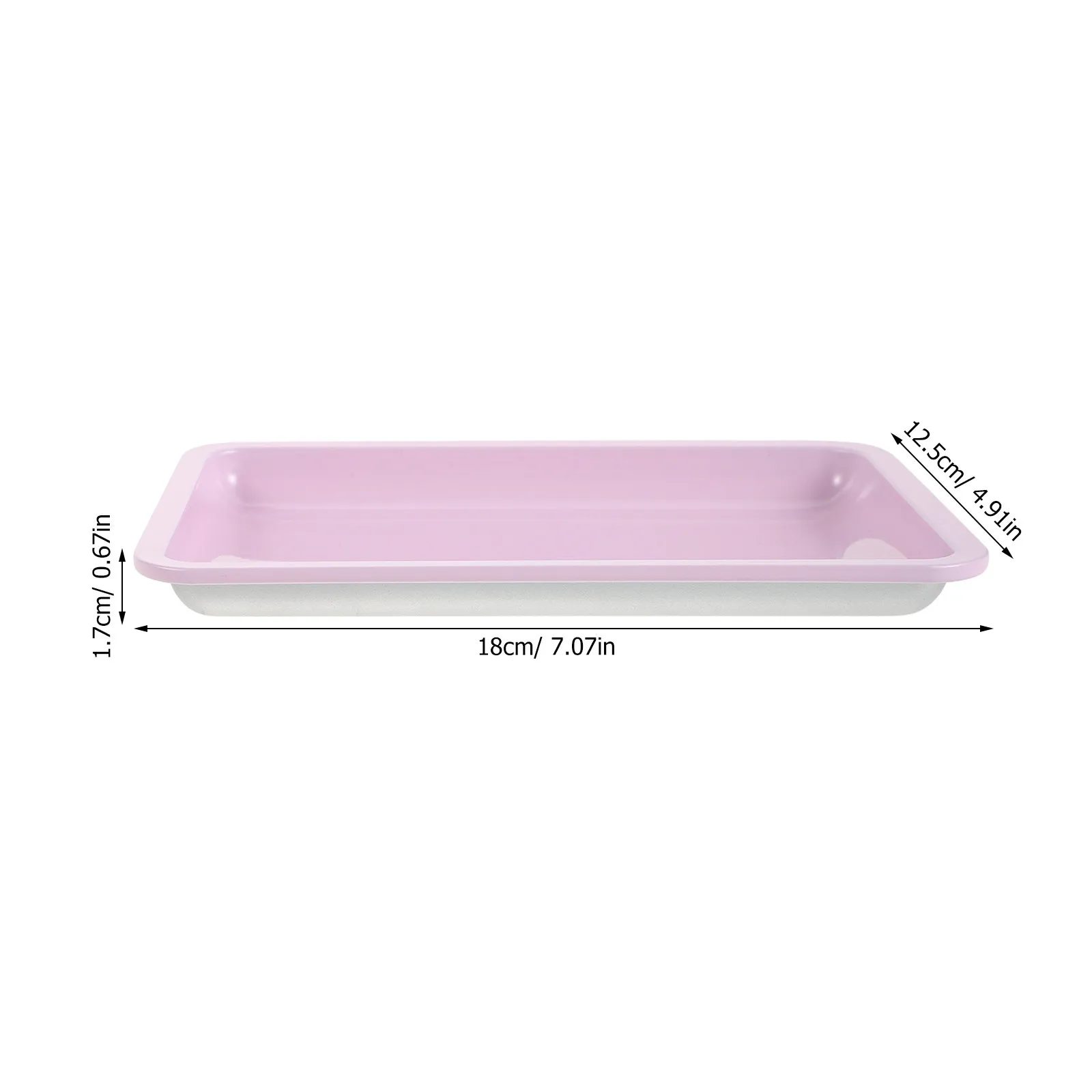 4Pcs Stainless Steel Nail Art Organizer Metal Tray Stackable Manicure Tools Storage Tray for Salon Desk Jewelry Accessories view 5