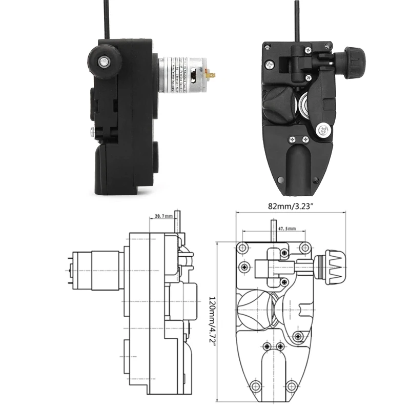 Alimentatore filo di saldatura aggiornato Mig- Saldatore- Motore di avanzamento filo a rulli 0,6-1,0 mm Alimentatore filo di