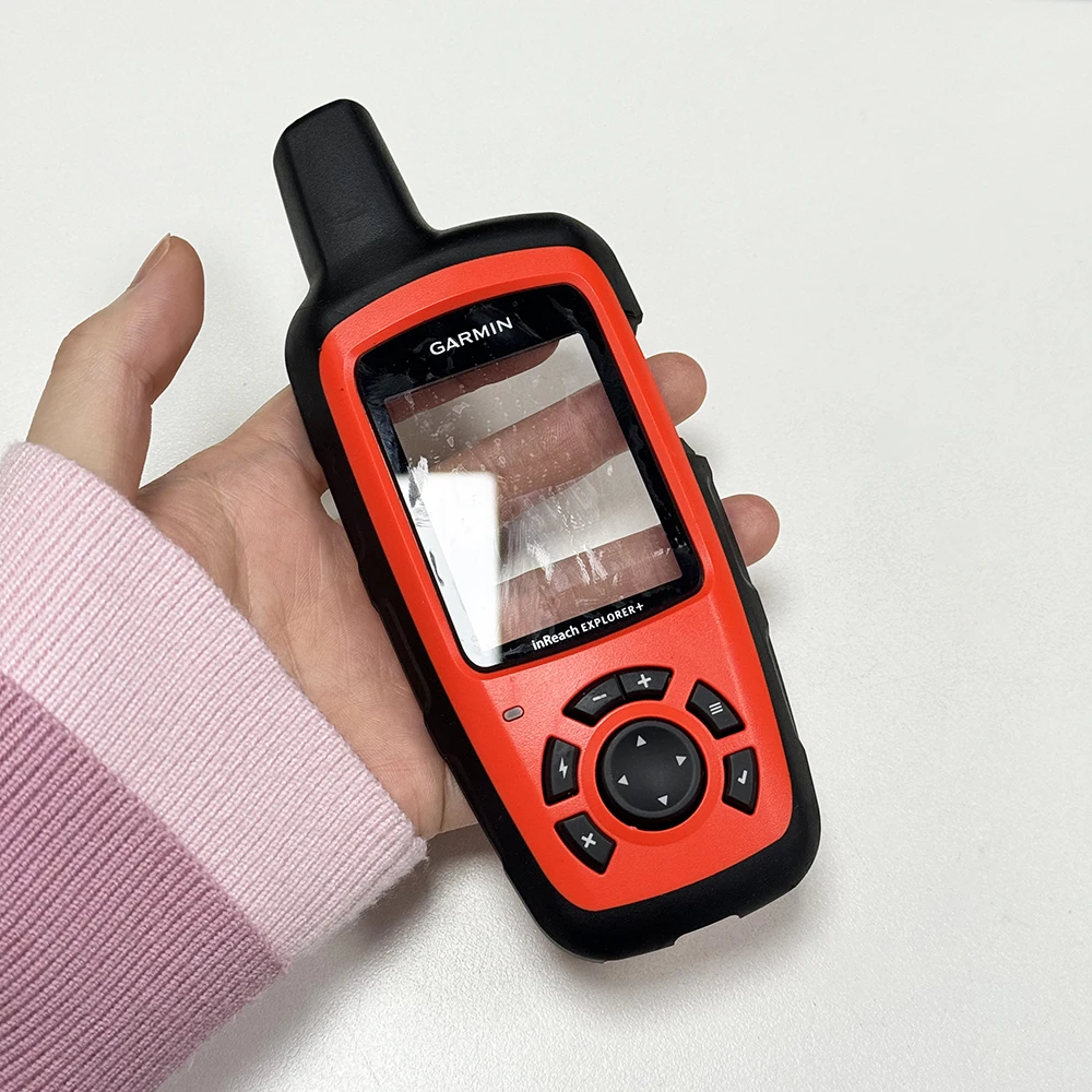

Передняя рамка и стеклянная панель экрана для GARMIN inreach explorer + крышка корпуса, кнопка питания, портативный GPS, ремонт деталей