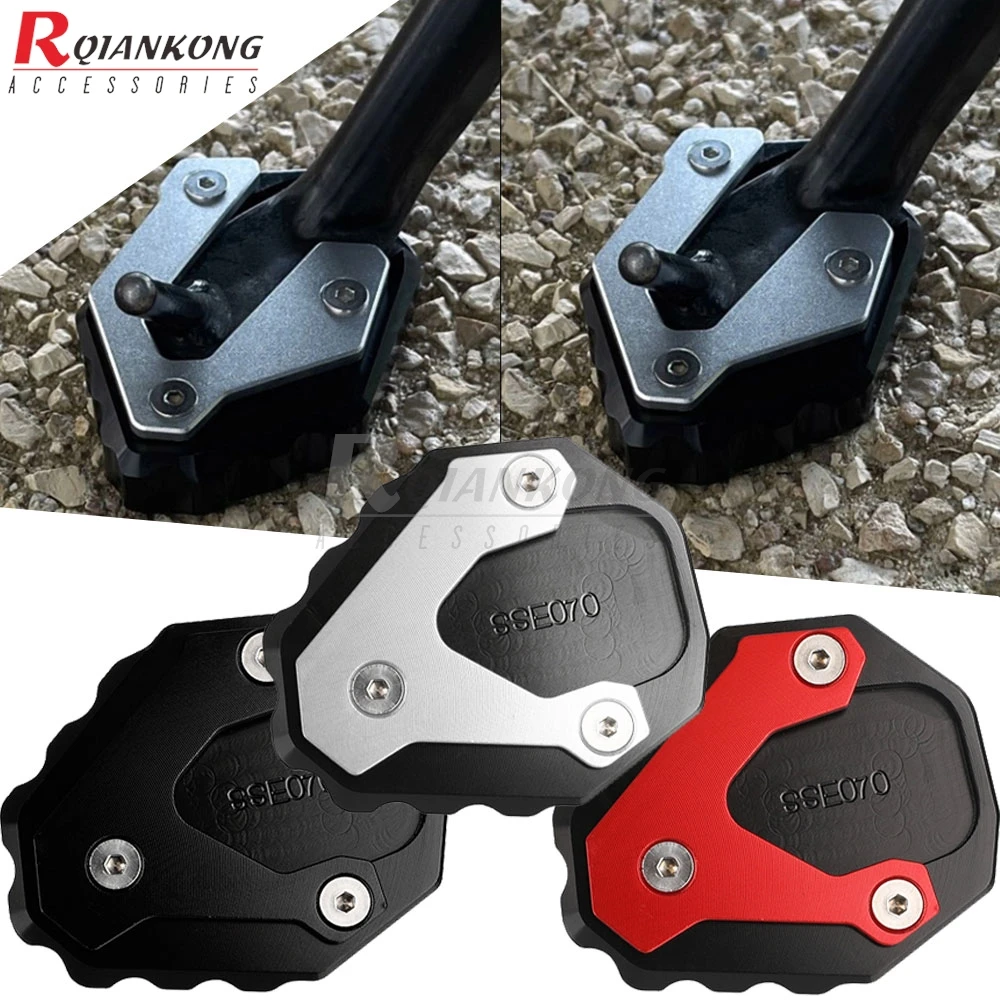 

Motorcycle Aluminum For Honda CB500 CB 500 Hornet 500 HORNET500 2024 2025 2026 Side Stand Enlarger Kickstand Enlarger Plate Pads
