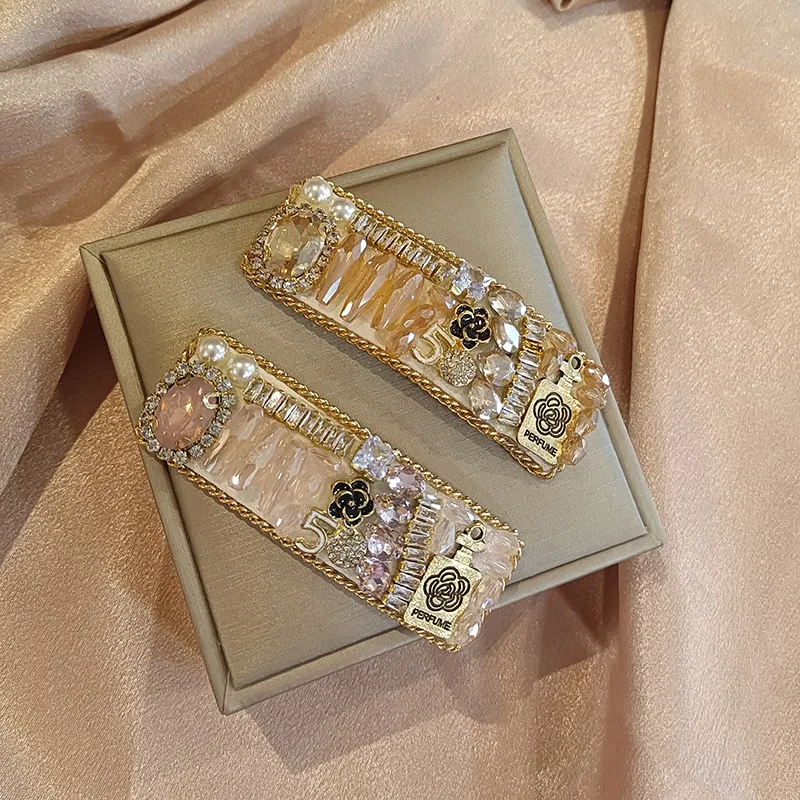 

flower camellia hairpins women's hairpins bb clips 2025 new hair accessories side large clips for girls free shipping items