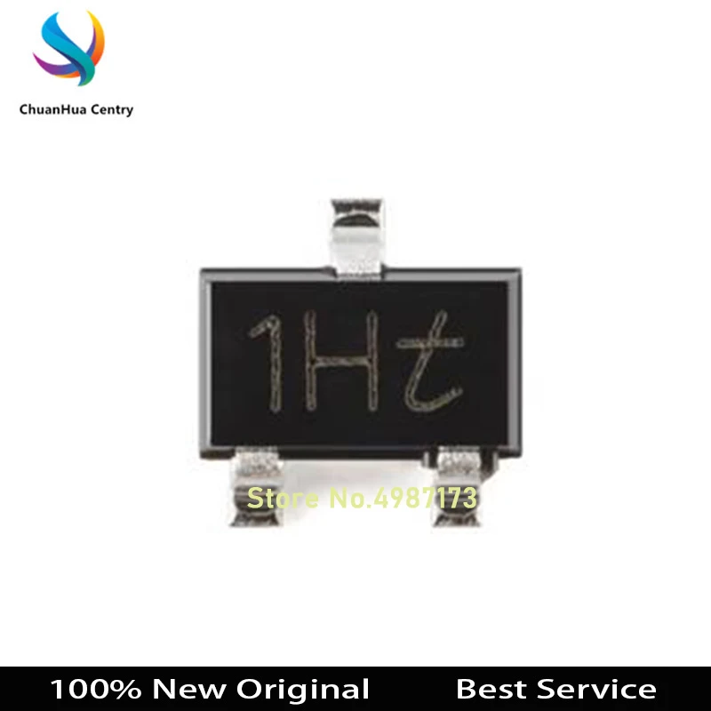 100 قطعة/الوحدة BC847W SOT323 100% جديد الأصلي في الأوراق المالية