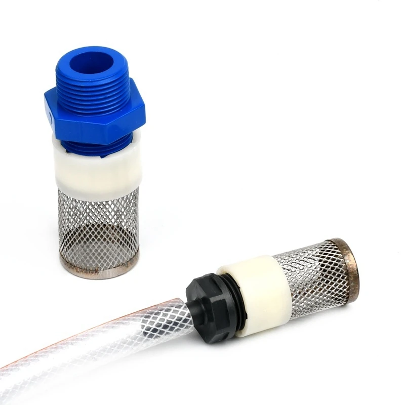 1~5Pcs Stainless Steel Male Thread Filter Cup Water Pump Hose Mesh Filter Garden Irrigation Fittings Aquarium Fish Tank Filter