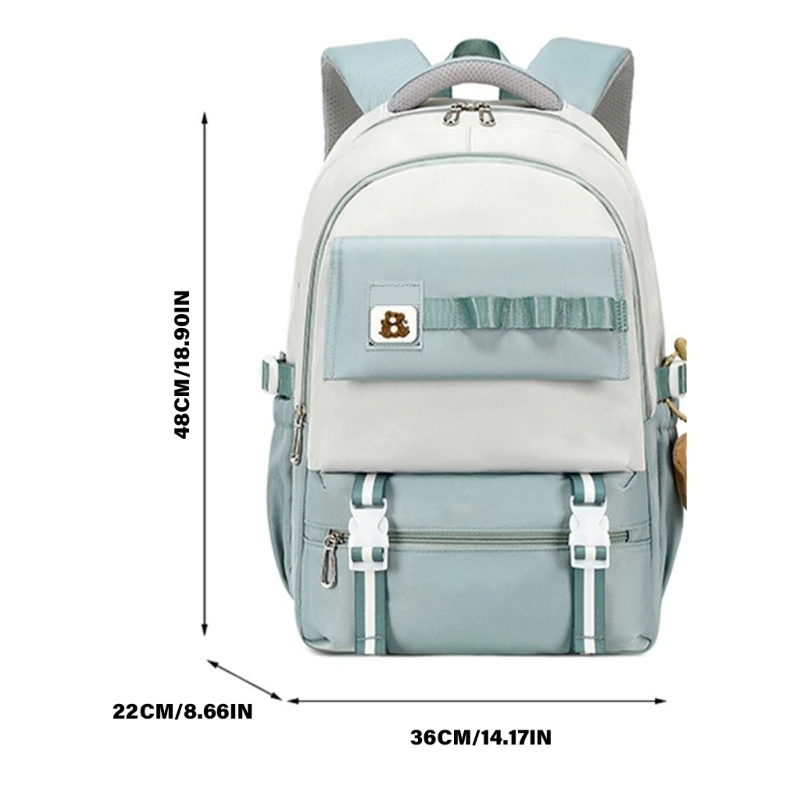 Versatile Backpack for Teen Girls Spacious and Practical School Bag with Padded Strap Casual Daypack Rucksack Book Bags