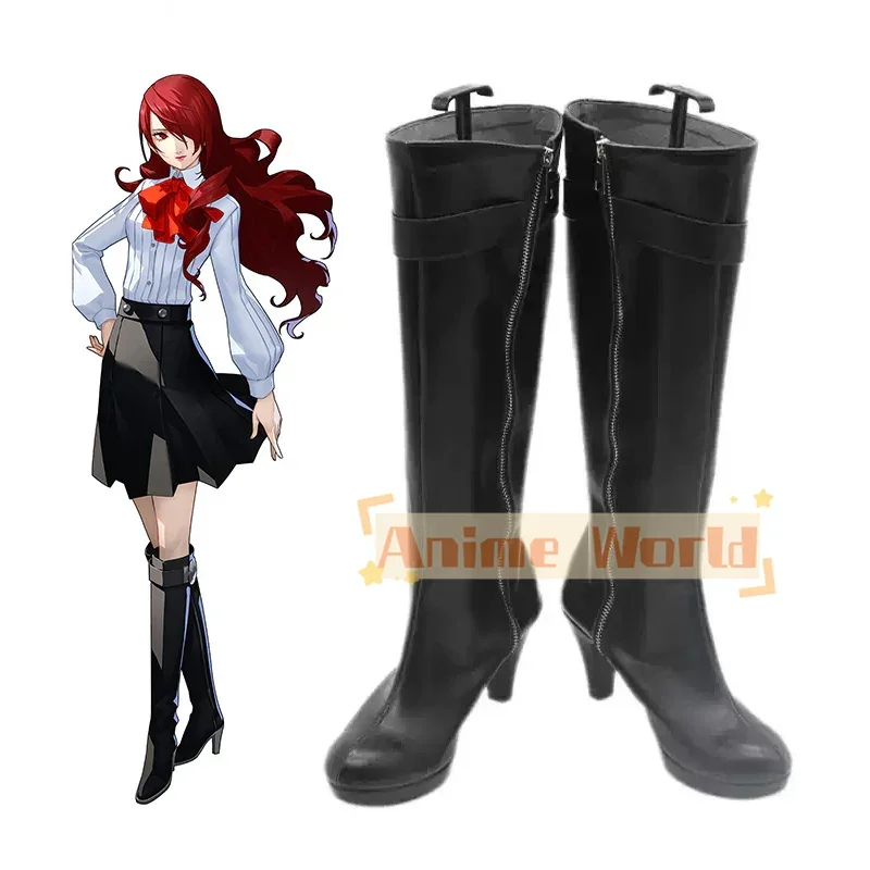 

P3R Mitsuru Kirijo Обувь Сапоги для косплея на заказ Хэллоуин Карнавальная вечеринка Реквизит Рождество Новый год