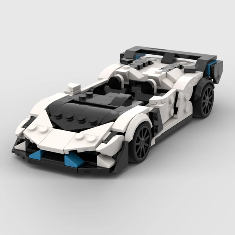Speed Racing Car Model MOC Building Bricks SC20 Top Tier Sports Car Modular Technology Children Holiday Gifts Assemble Toys Suit