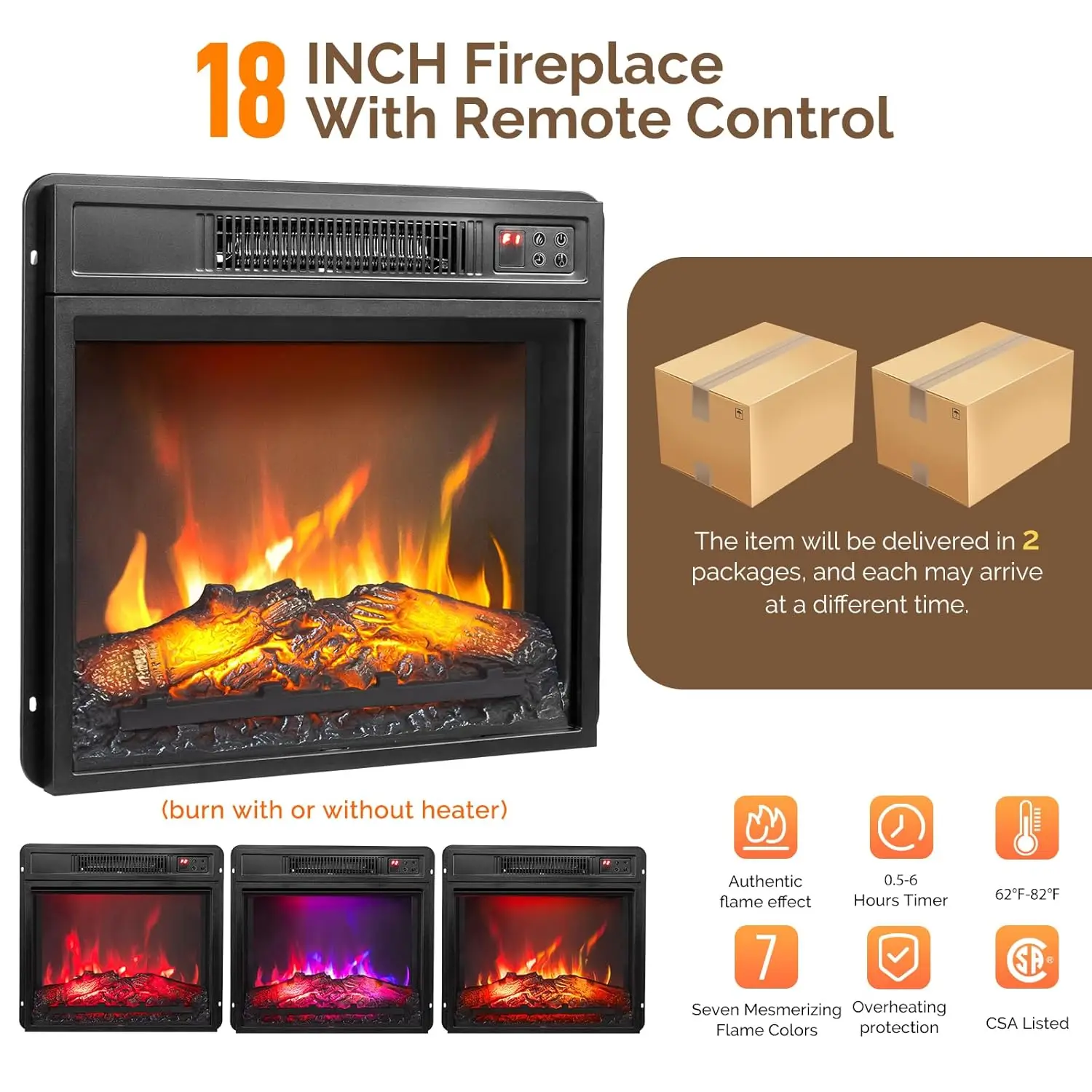 Thumbnail 4 - #21 Best Rated Electric Fireplace Heaters to Buy in 2026