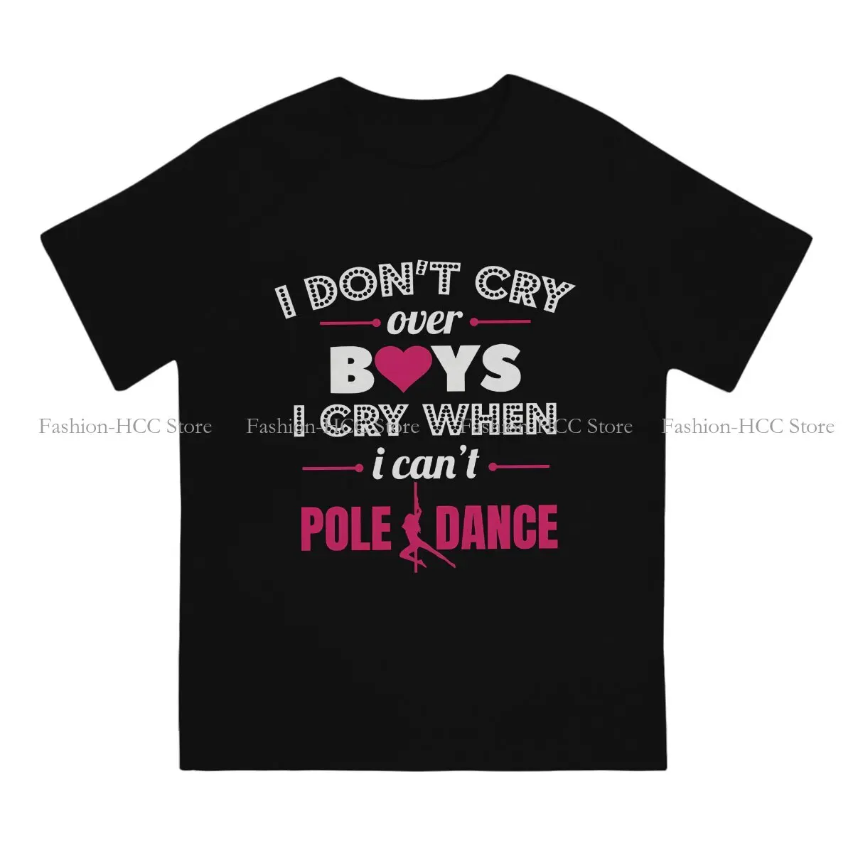 When I Dance Polyester TShirts Pole Print Homme T Shirt Hipster Tops