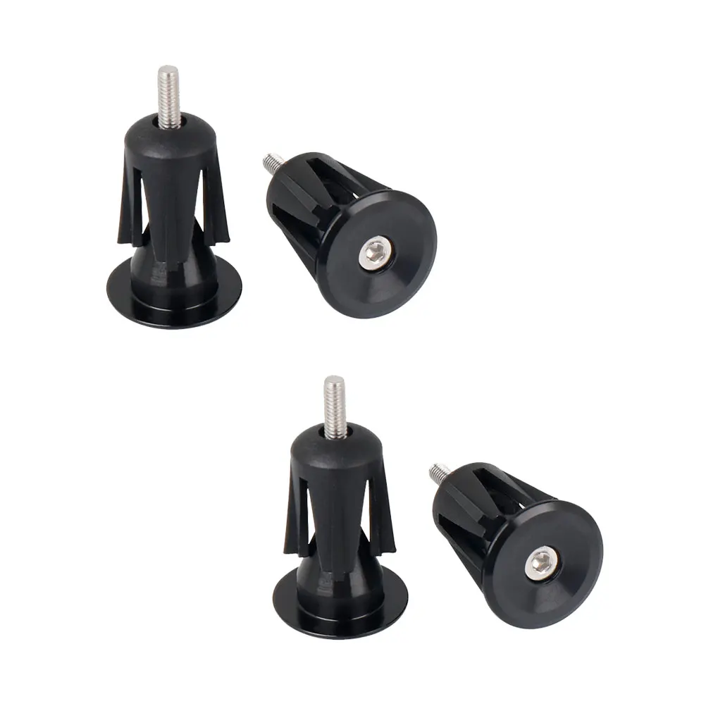 

2Pair Cnc Aluminum Alloy Handlebar End Caps Secure Fit Expandable Insert for Bike Handlebars Plug Covers Parts