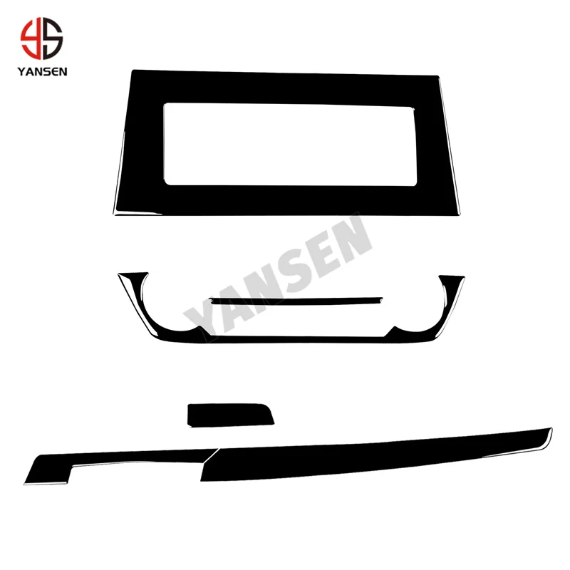 Piano Black Central Control Air Conditioning Switch Trim Sticker For Toyota RAV4 2014 2015 2016 2017 2018 2019