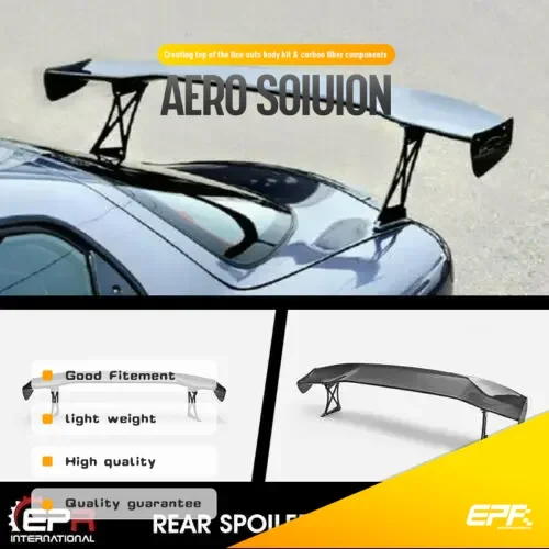 

For Mazda RX7 FD3S Carbon Fiber Glossy Finished Feed Style Rear GT Spoiler Wing Exterior Accessories