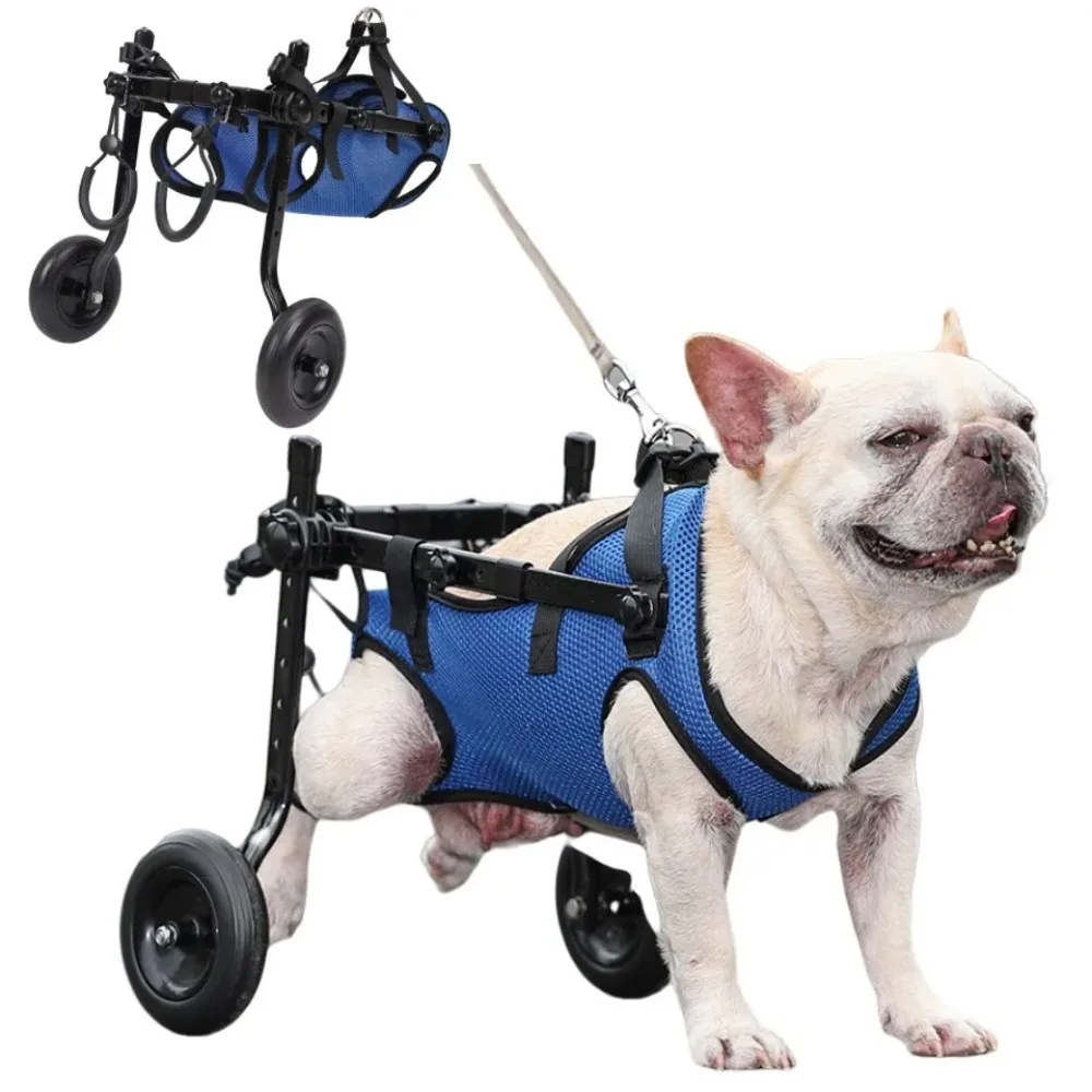 

Lightweight Wheelchair Cart Adjustable Pet Mobility Aids with Wheels Pet Rehabilitation Walking Mobility Aid Pet Walk Tools