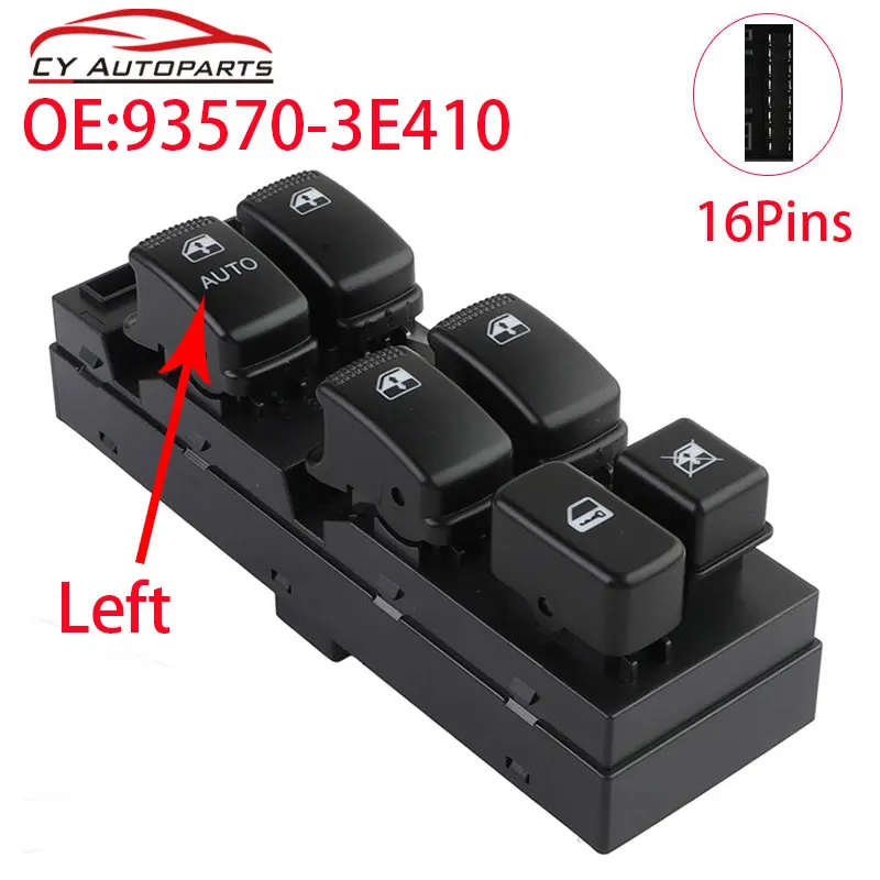 New Front Left Power Window Switch For Kia Sorento 2002-2009 93570-3E410 935703E410