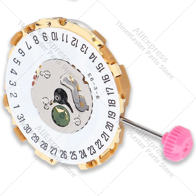 Запасные части для кварцевого механизма Miyota 9U13, дата в положении 3, 6, прочные аксессуары для ремонта часов с тремя стрелками