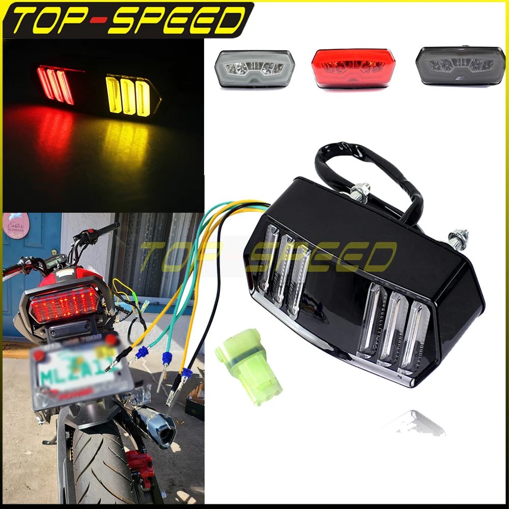 Motorcycle LED Brake Taillight Turn Signals Lights For Honda CB650F CBR650F CB 650F CBR 650F CTX700N CTX 700N MSX Grom 125 13-16