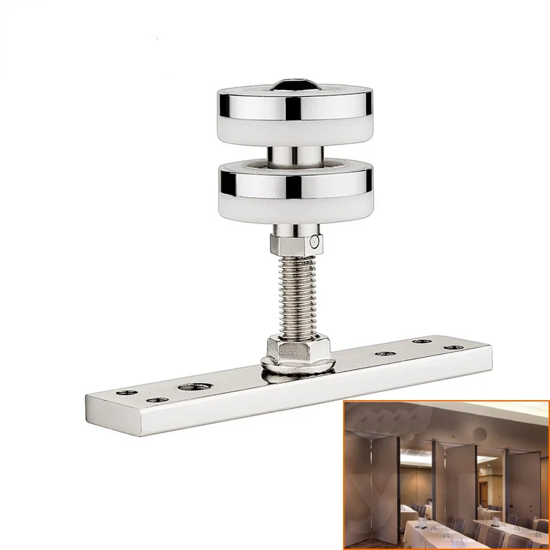 Folding door pulley, Sliding doors Hanging wheel for Active wall partition,silent ,High load-bearing, durable,home hardware