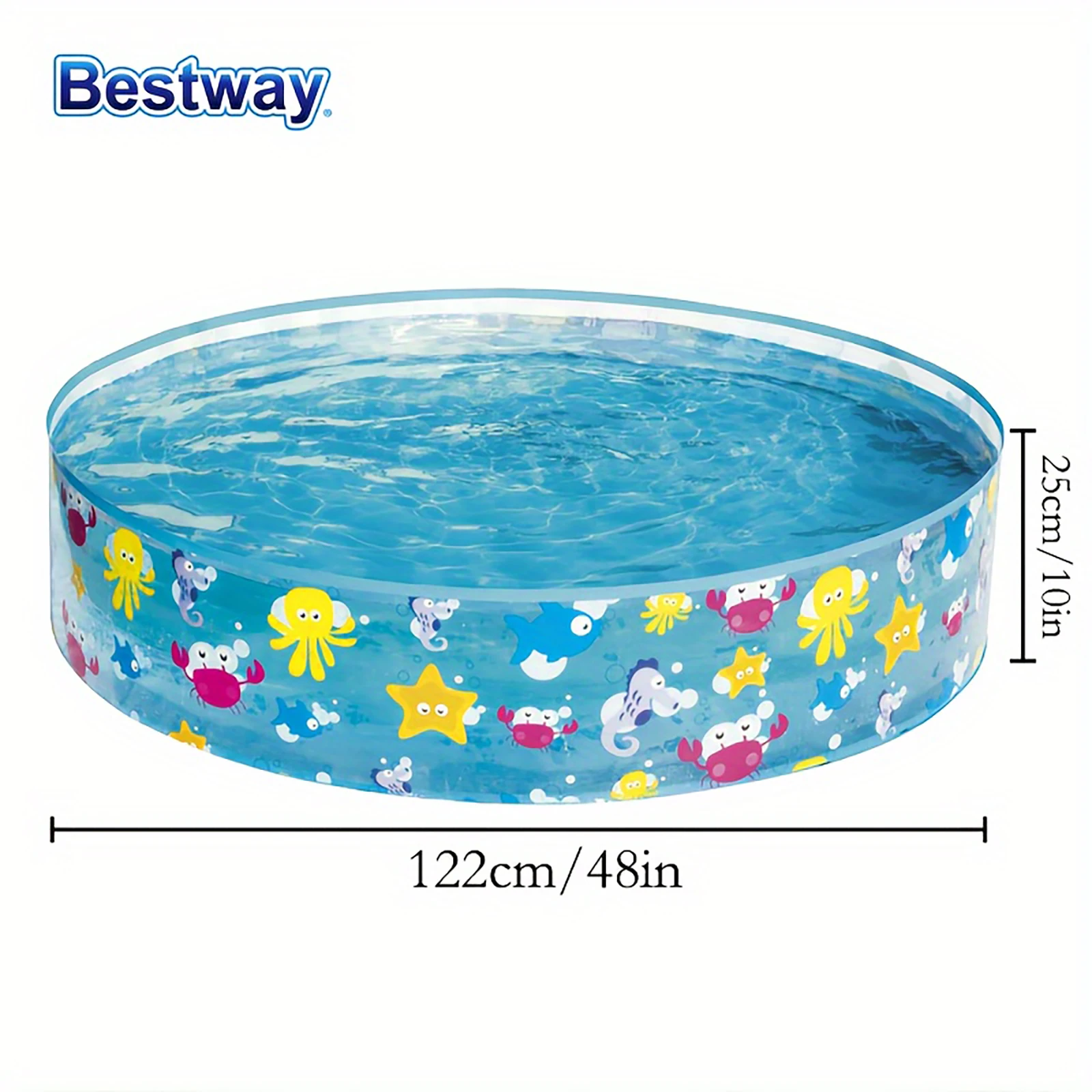 Bestway 55028 Backyard Swimming Pools, Portable Tubs, Fun-Filled Play Pools Tubs, Play Pools, Inflatable Pools