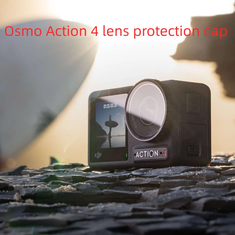 

For DJI Osmo Action 4 Water stain resistant, dirt and scratch resistant Glass lens protection cover Action camera accessory