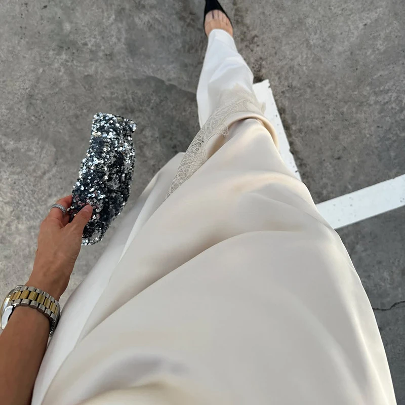 Tornova Sexy Spitze Satin Sling Kleid Weibliche Mode Unregelmäßige Splice Mini Kleid Elegante 2025, Herbst Ins Heiße Ärmellose Dame Kleid