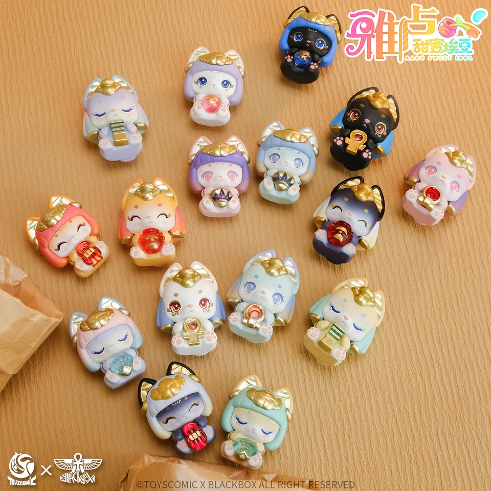 BEEMAI Aaru　スイートアイドル　エジプト　フィギュア Aaru Sweet Idol Series Blind Bag Blind Box Egypt Anubis Trendy Toy