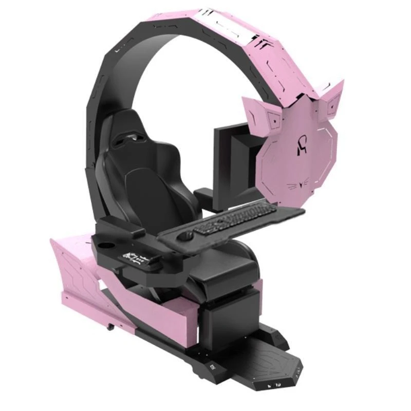Office chair computer integrated cockpit massage reclining lift computer chair
