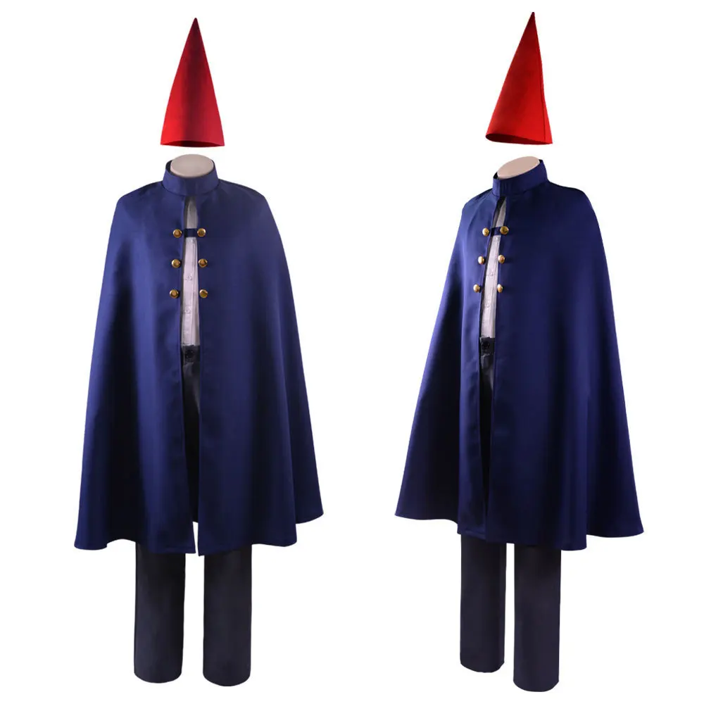 Over De Tuin Muur Cosplay Wirt Kostuum Anime Kleding Halloween Cape Shirt Broek Party Prestaties Vakantie Cosplay Kostuums