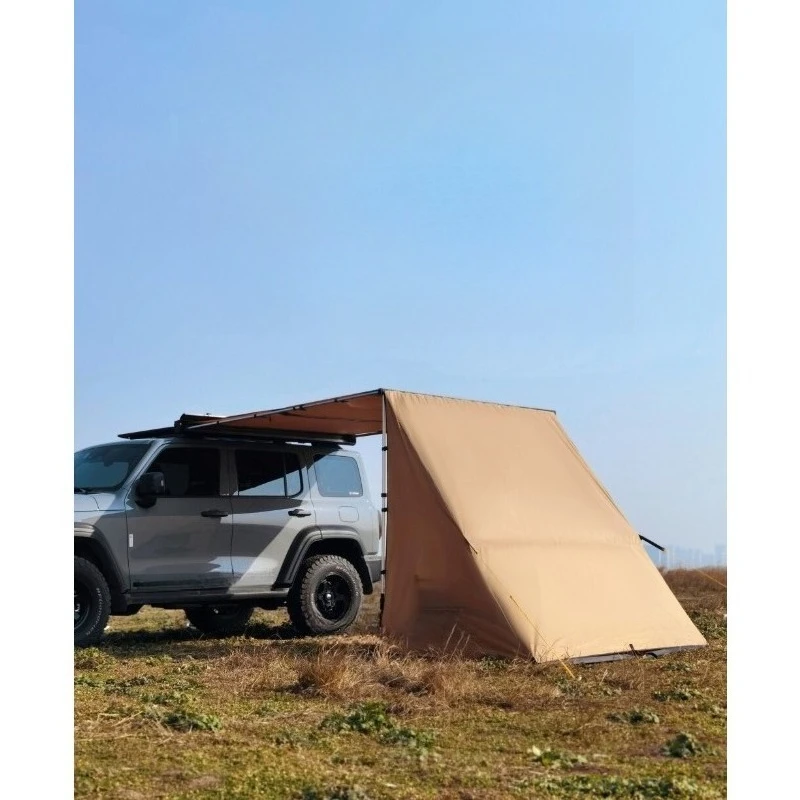 Outdoor side tent expansion accessories, triangular tent canopy, sunshade tarpaulin canopy